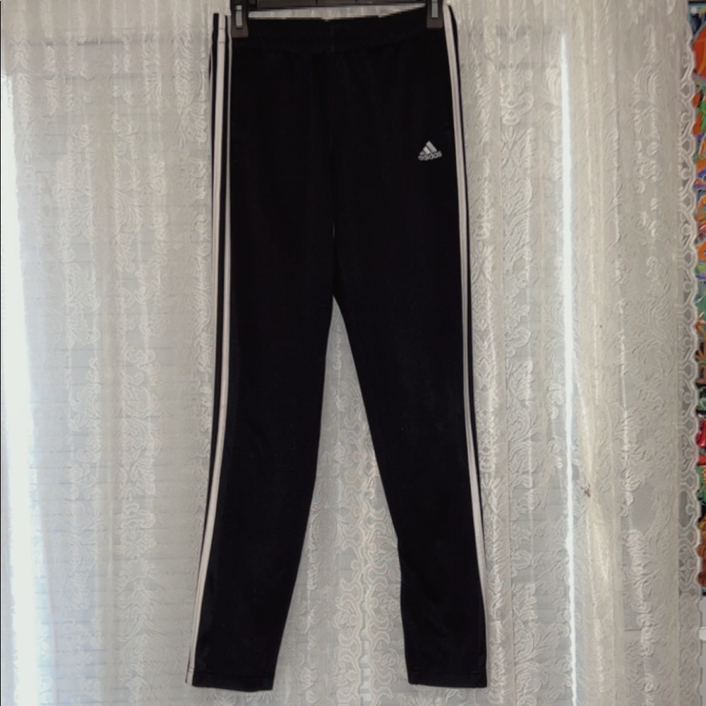 Black adidas joggers